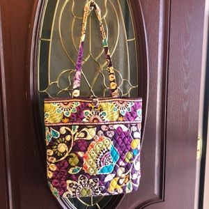 Vera Bradley Plum Crazy Print Tote